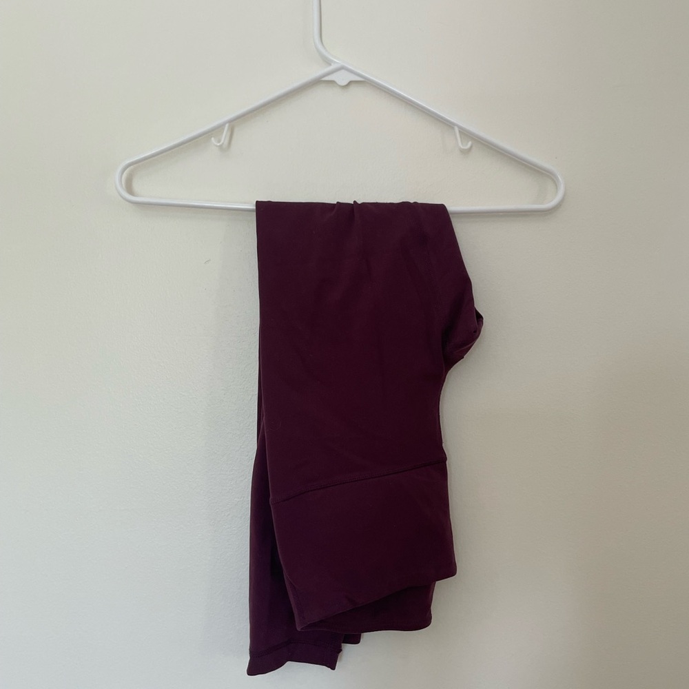 Fabletics Women's Burgundy Leggings